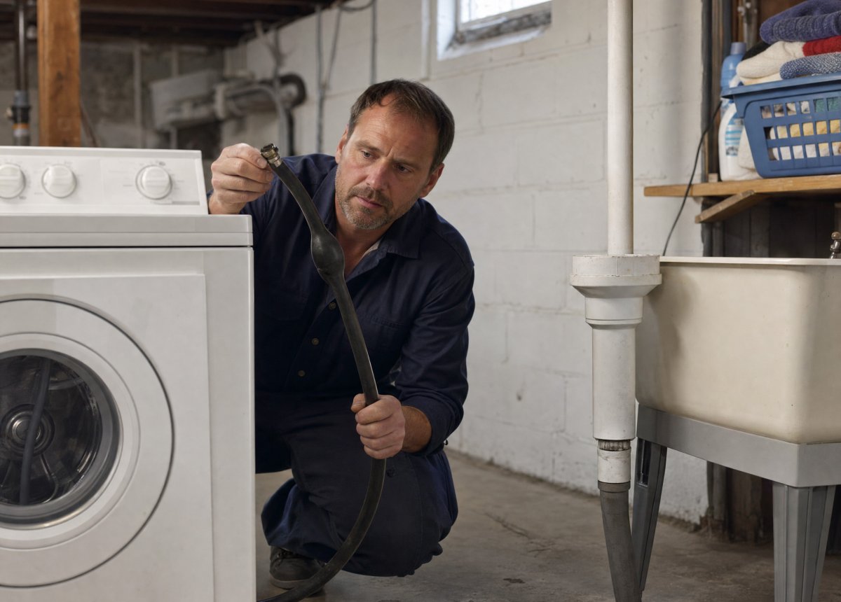 Burst Hoses, Slow Drains, and Utility Sink Backups: What Your Laundry Room Is Trying to Tell You